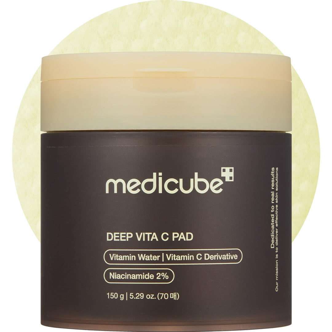 medicube Deep Vita C Facial Pads, 70 Count