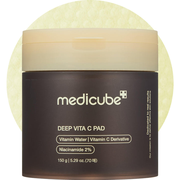 medicube Deep Vita C Facial Pads, 70 Count