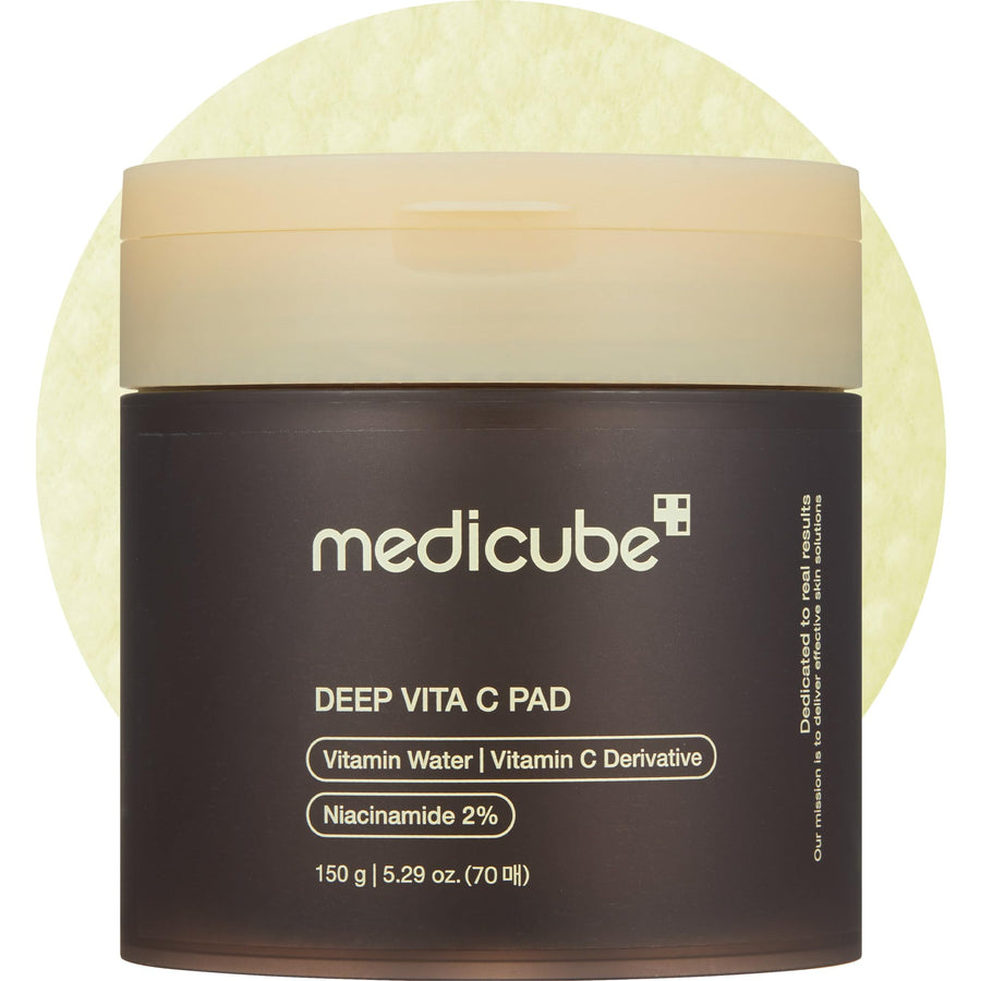 medicube Deep Vita C Facial Pads, 70 Count