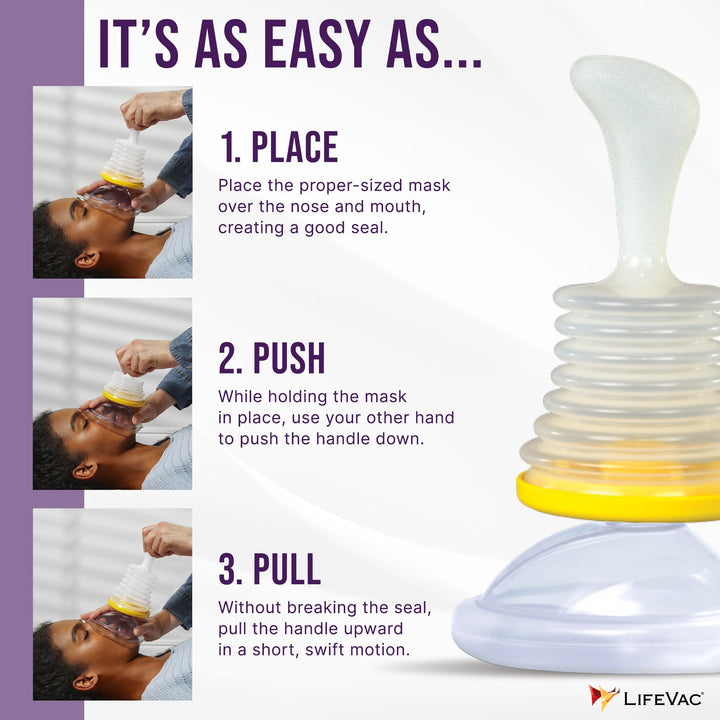 LifeVac Travel Kit, Yellow, 2 Count, Pack of 2