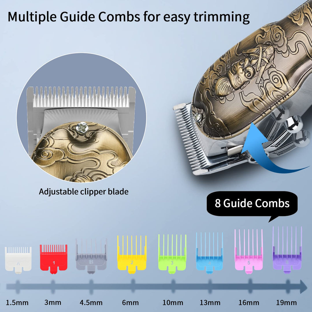 Dumite Hair Clippers and Trimmer Set, Gold
