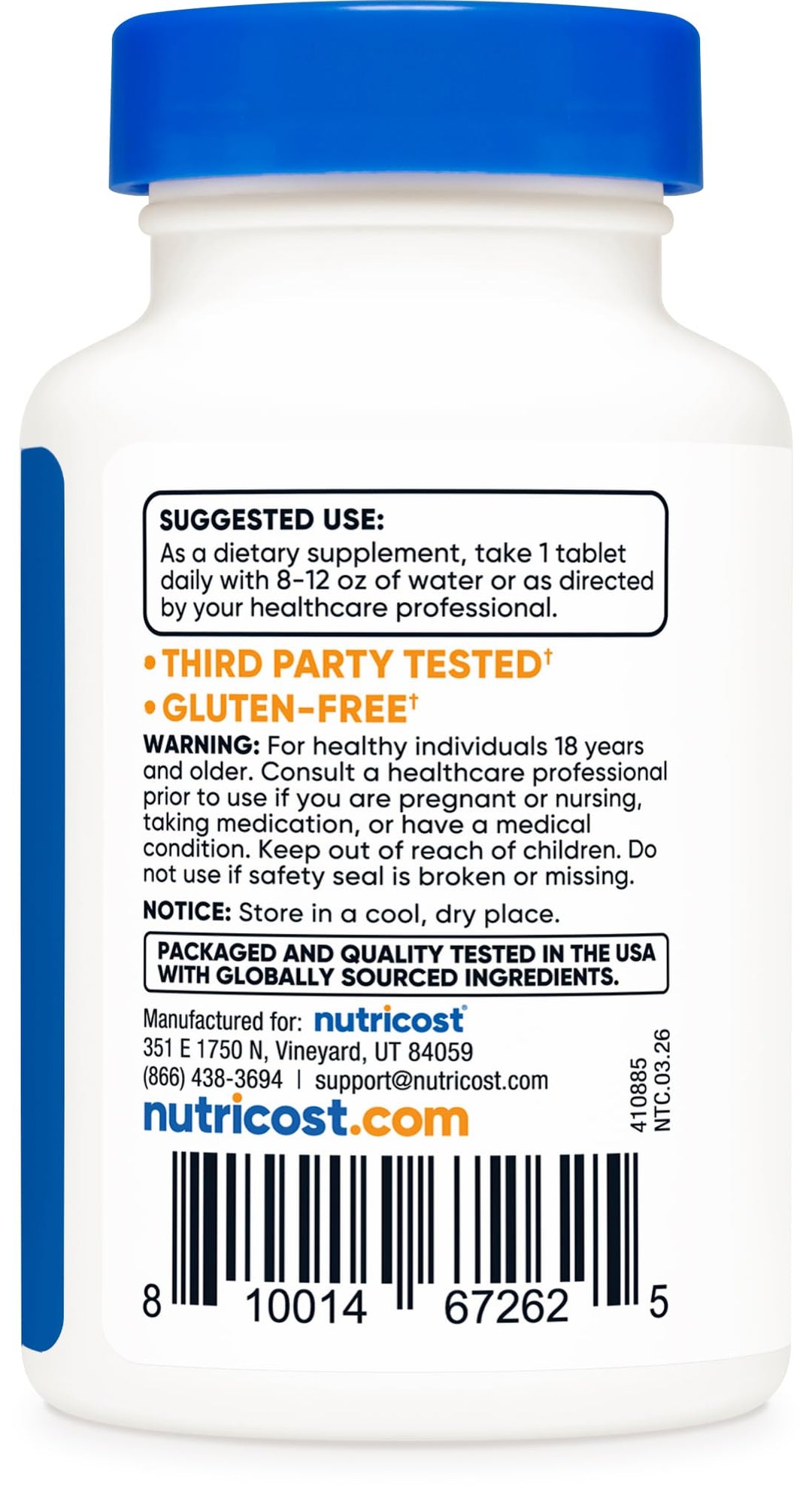 Nutricost Kelp Tablets, 325mcg, 240 Count