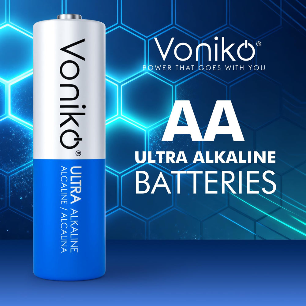 Voniko AA Batteries, 12 Count