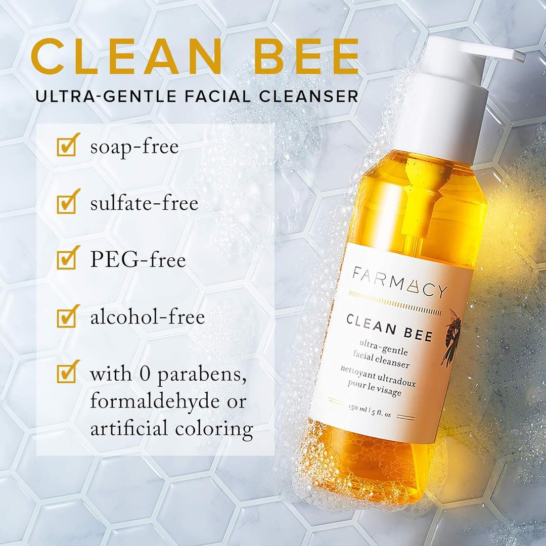 Farmacy Clean Bee Gentle Facial Cleanser, 150 ml