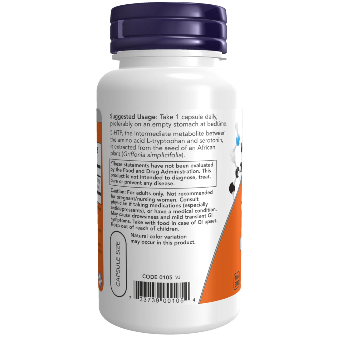 NOW 5-HTP 100 mg, 60 Count