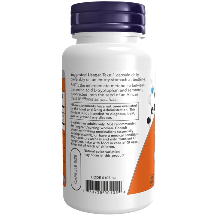 NOW 5-HTP 100 mg, 60 Count