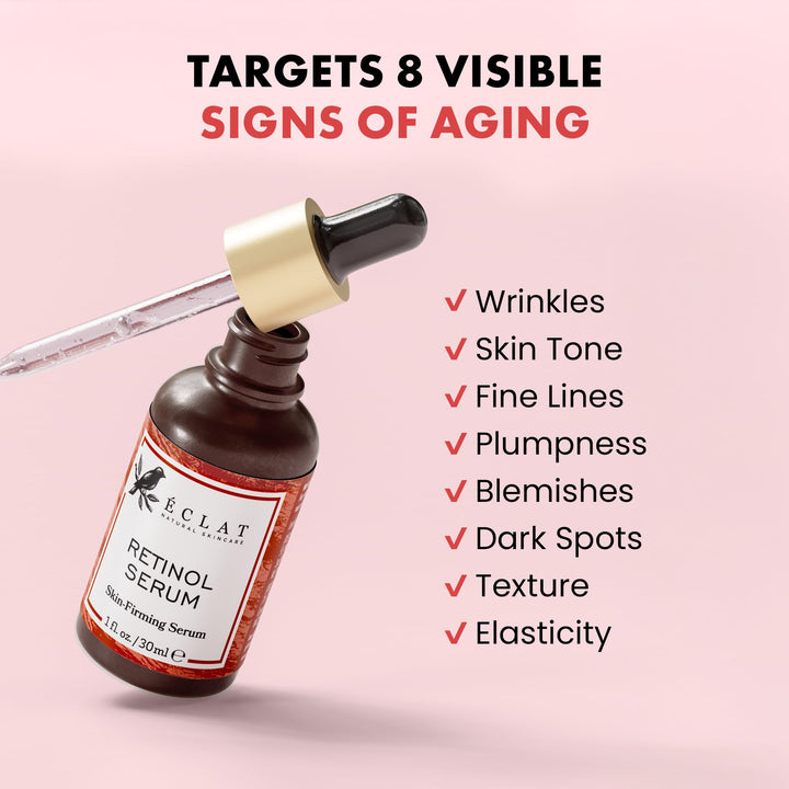 Eclat Skincare Renewing Retinol Face Serum, 1 fl oz