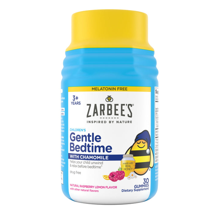 Zarbee's Kids Gentle Bedtime Gummies, Chamomile, 30 Count