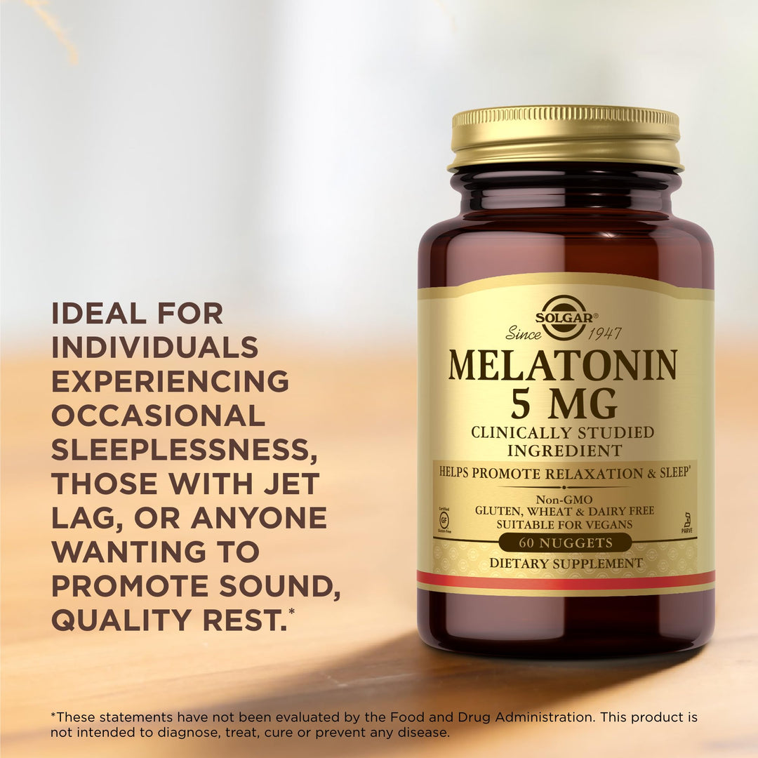 Solgar Melatonin Nuggets, 60 Count