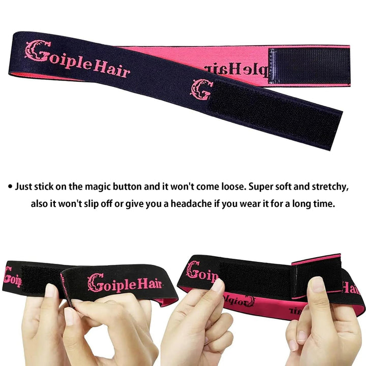 Goiple Elastic Bands For Wig Edges, 3 Count
