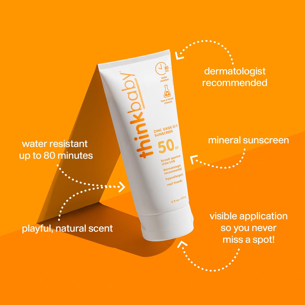 THINK Baby Sunscreen, SPF 50+, 6 oz