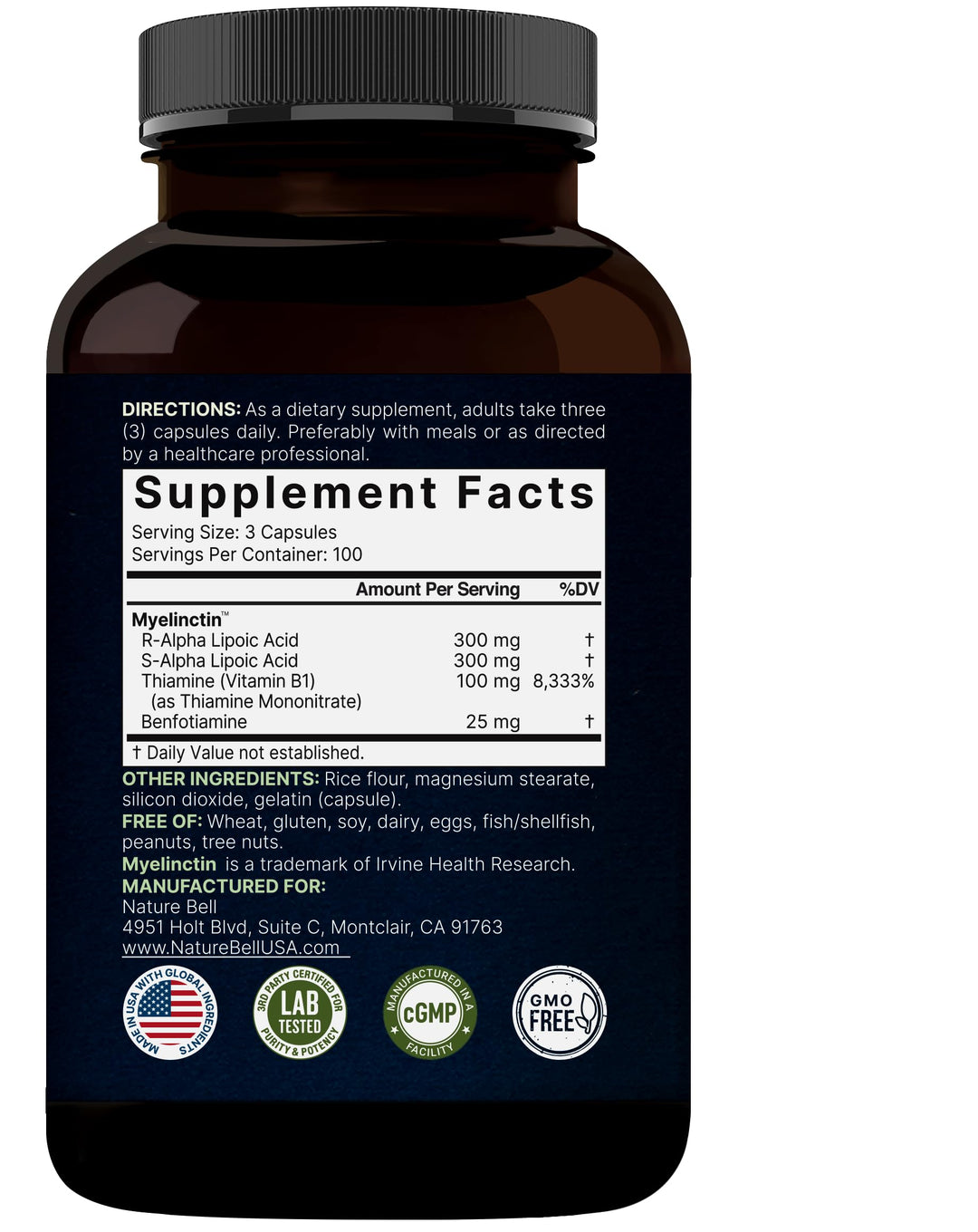NatureBell Alpha Lipoic Acid Complex, 600 mg, 300 Count