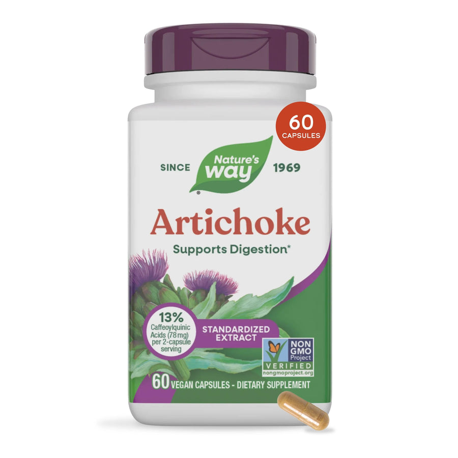 Nature's Way Artichoke Standardized Extract, 60 Count