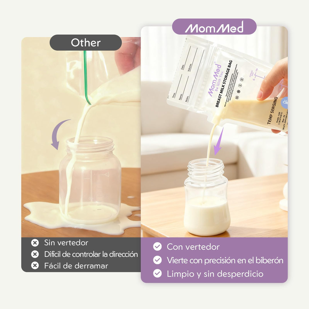 MomMed Breast Milk Storage Bags, 60 Count