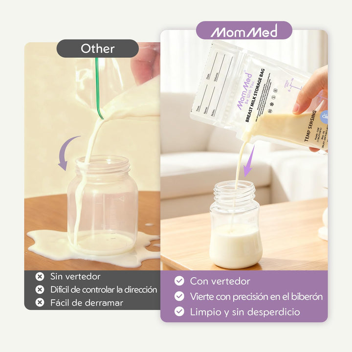 MomMed Breast Milk Storage Bags, 60 Count