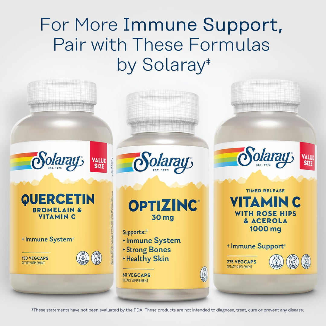 SOLARAY Optizinc, 30 mg, 60 Count