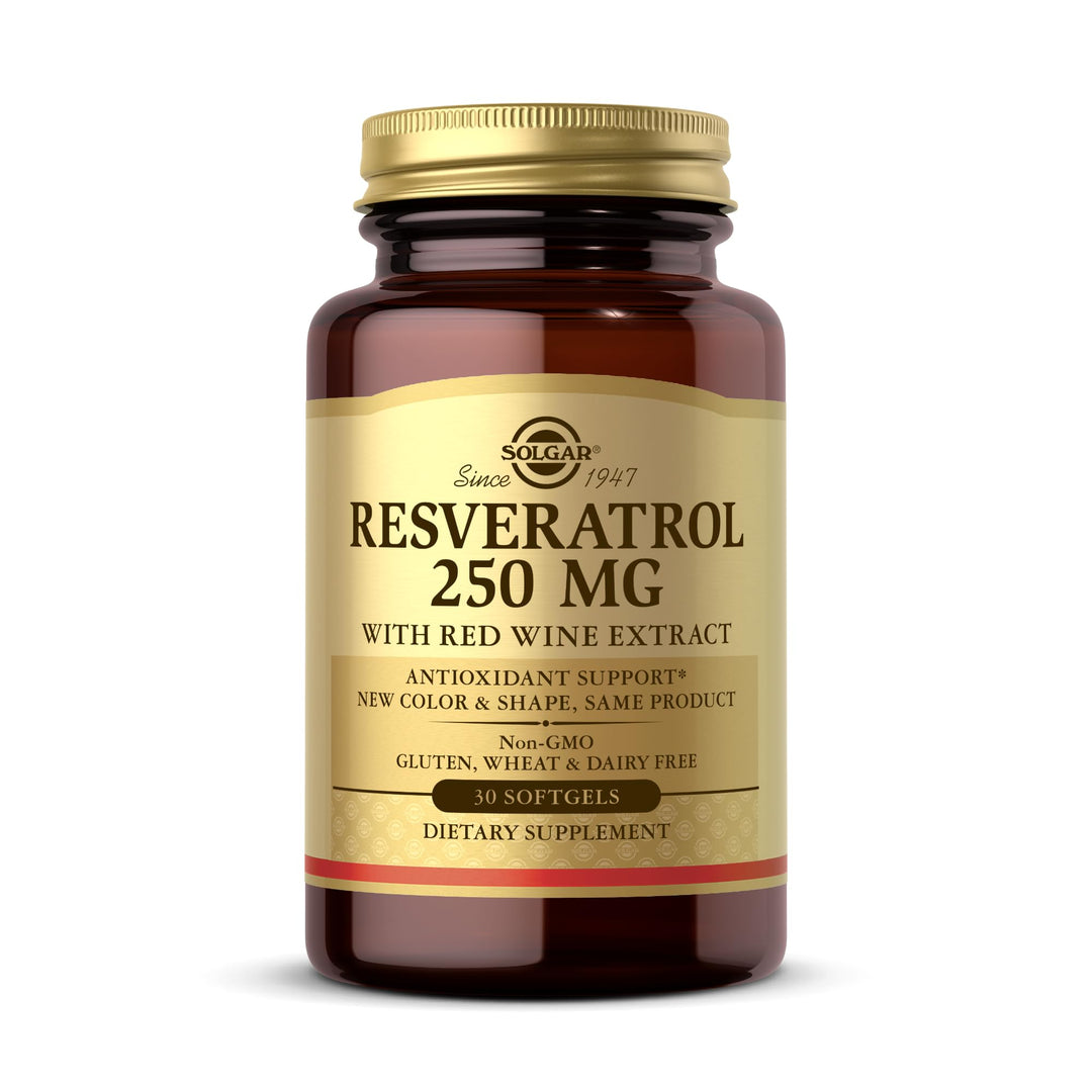 Solgar Resveratrol 250 mg, 30 Count
