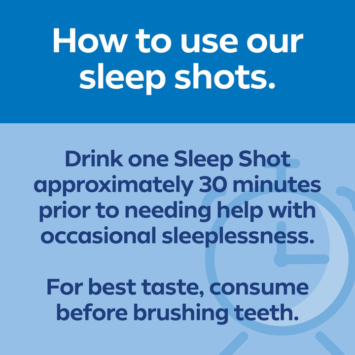 Dream Water Natural Sleep Aid Shot, Snoozeberry, 4 Count