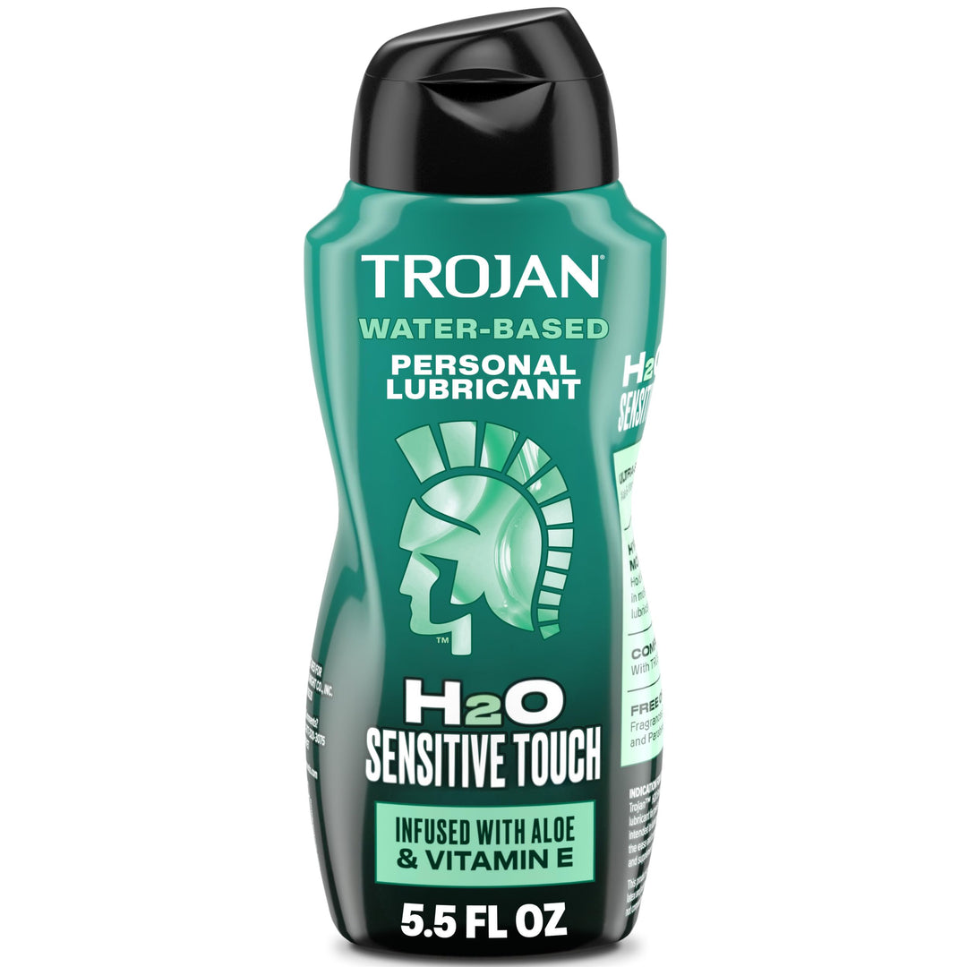 TROJAN H2O Sensitive Touch Water-Based Lubricant, 5.5 fl oz