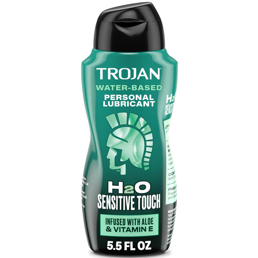 TROJAN H2O Sensitive Touch Water-Based Lubricant, 5.5 fl oz