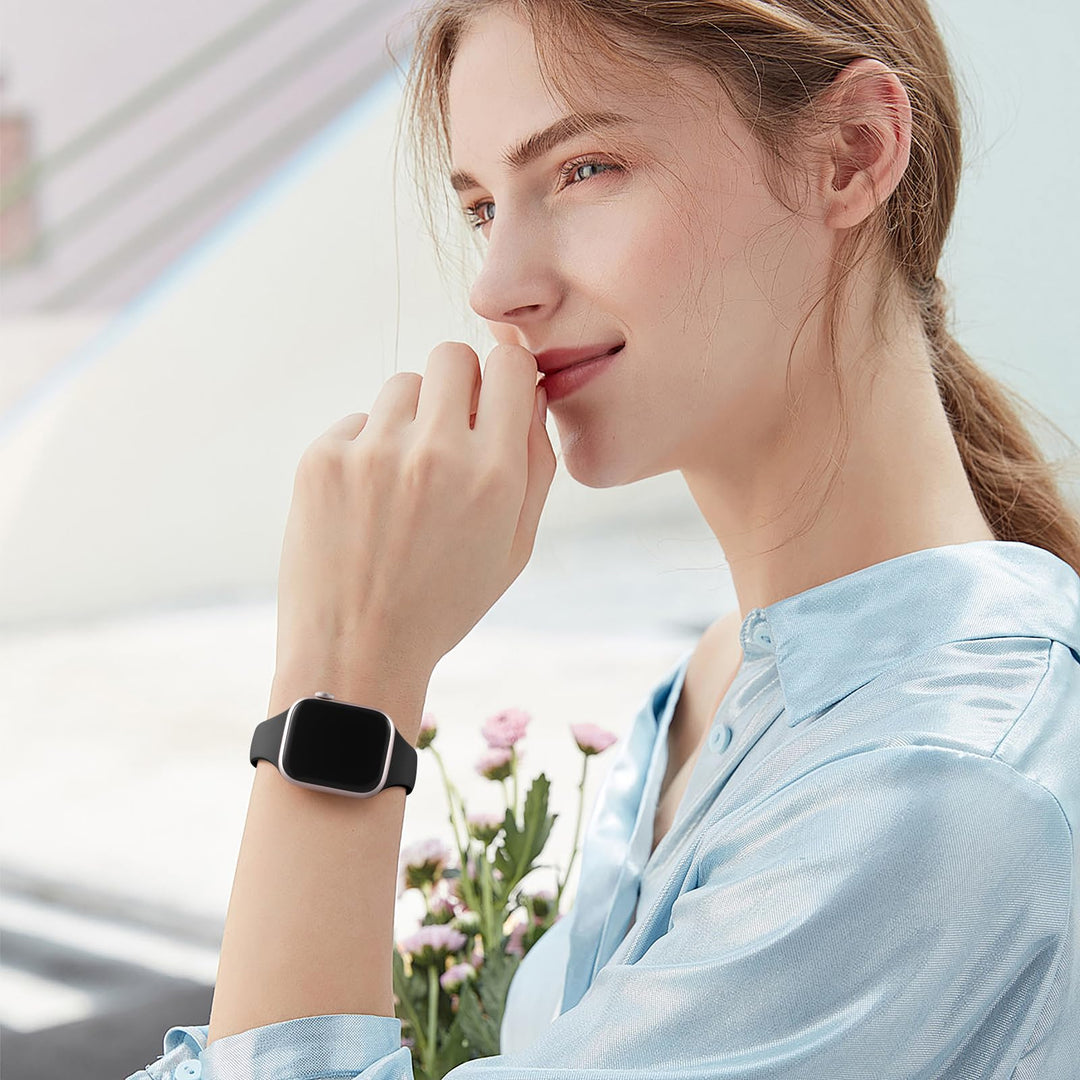 WJK Black Compatible Apple Watch Band, 38mm