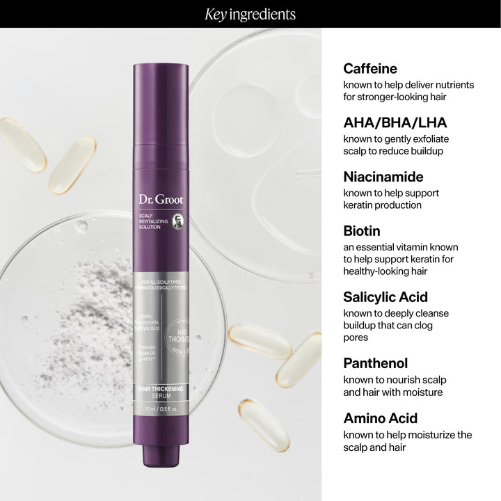 Dr. Groot Hair Thickening Serum, Roll On