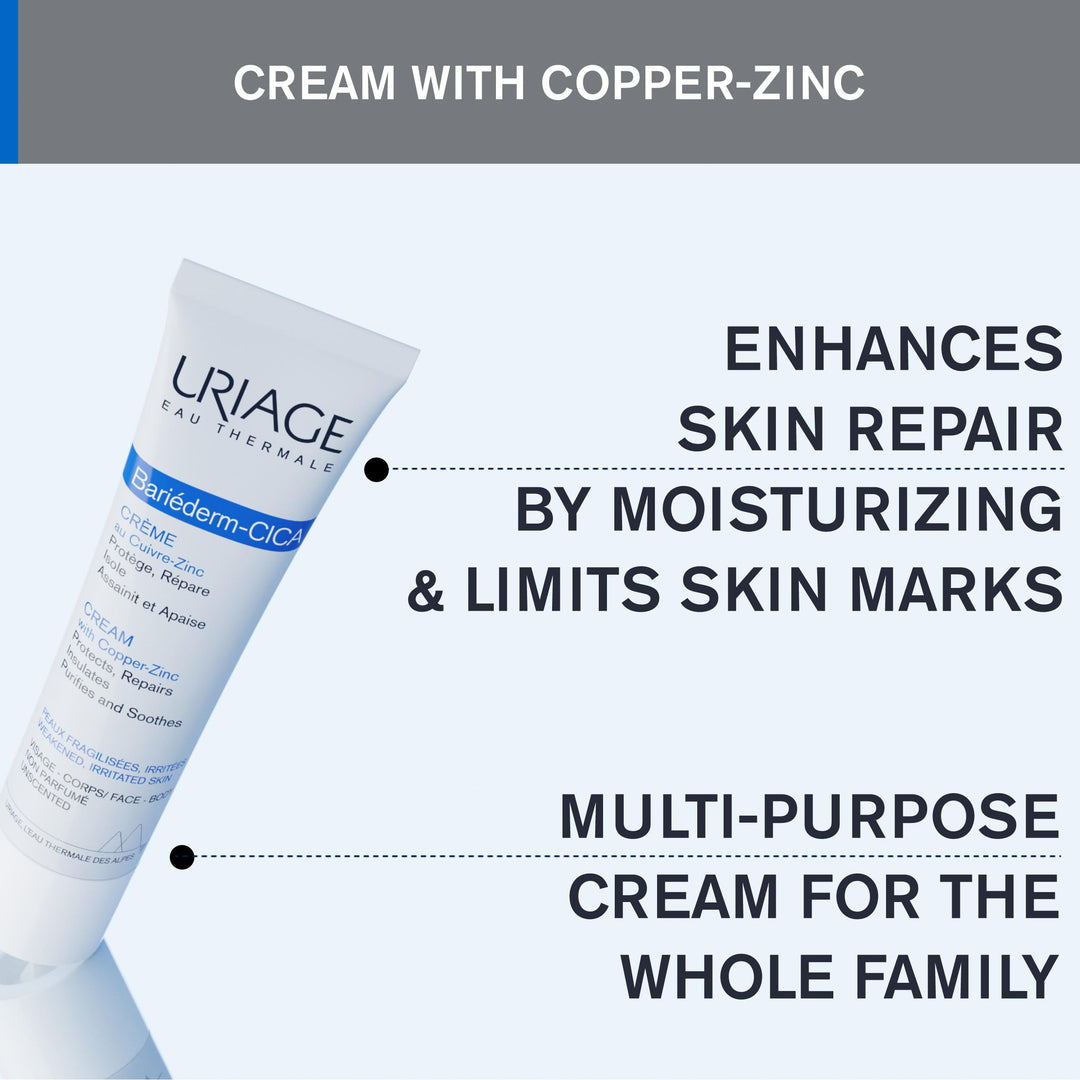 Uriage Bariederm Repairing Cica Cream, 100 ml