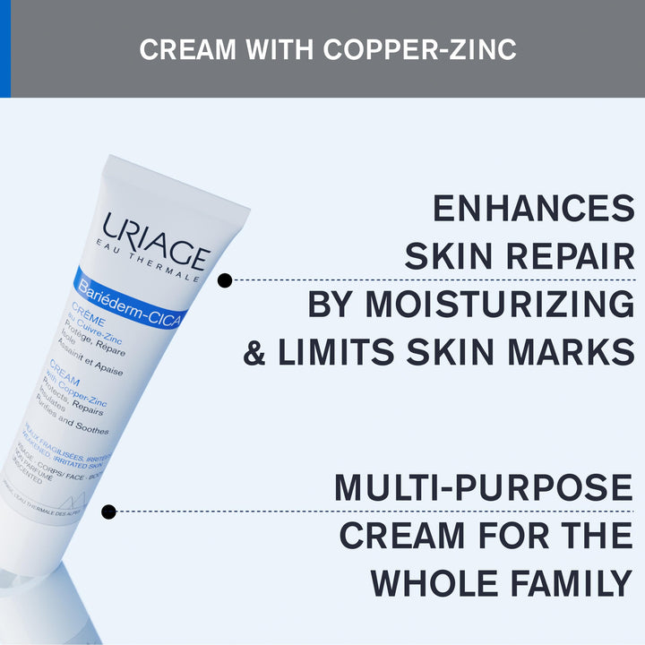 Uriage Bariederm Repairing Cica Cream, 100 ml