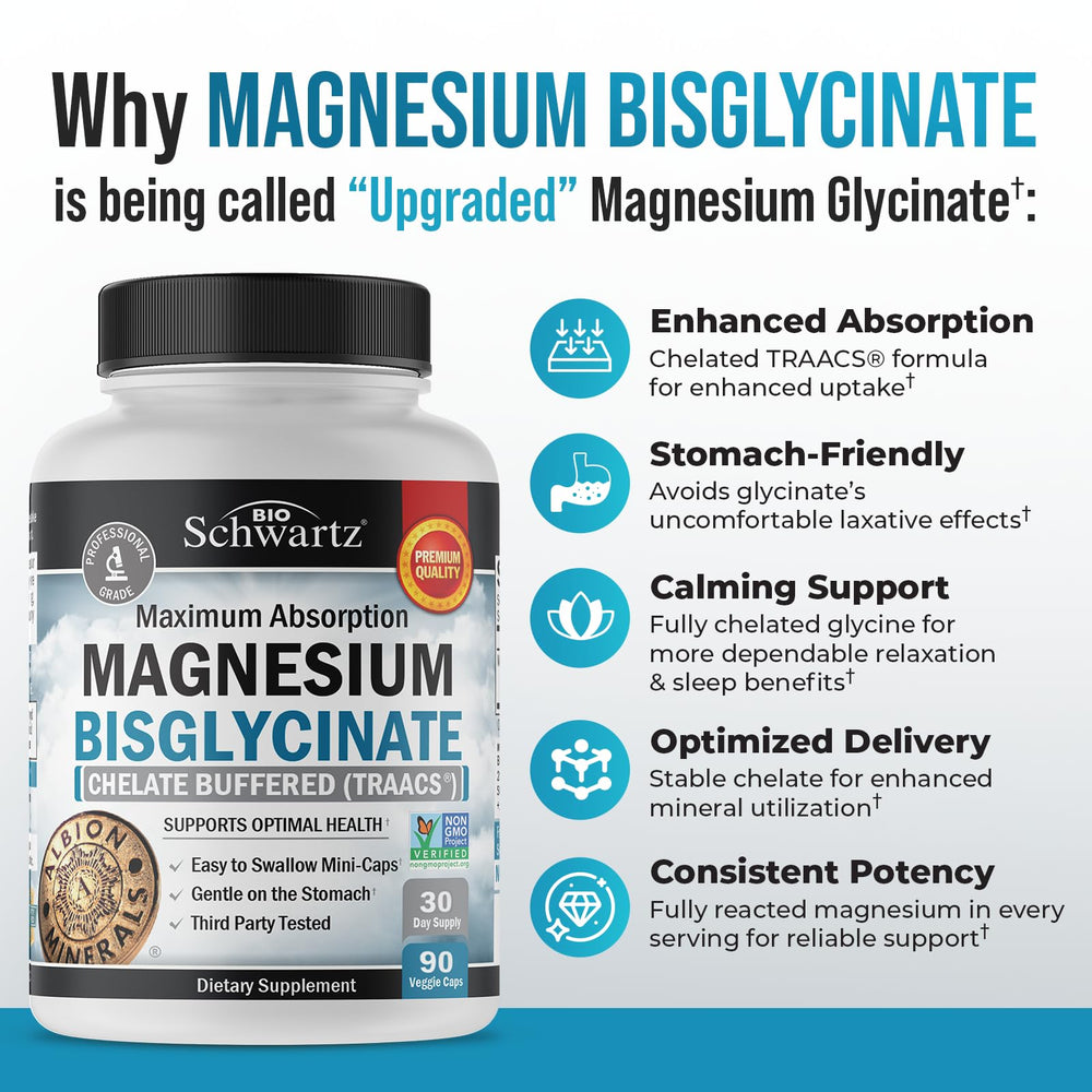 Magnesium Bisglycinate, 90 Count