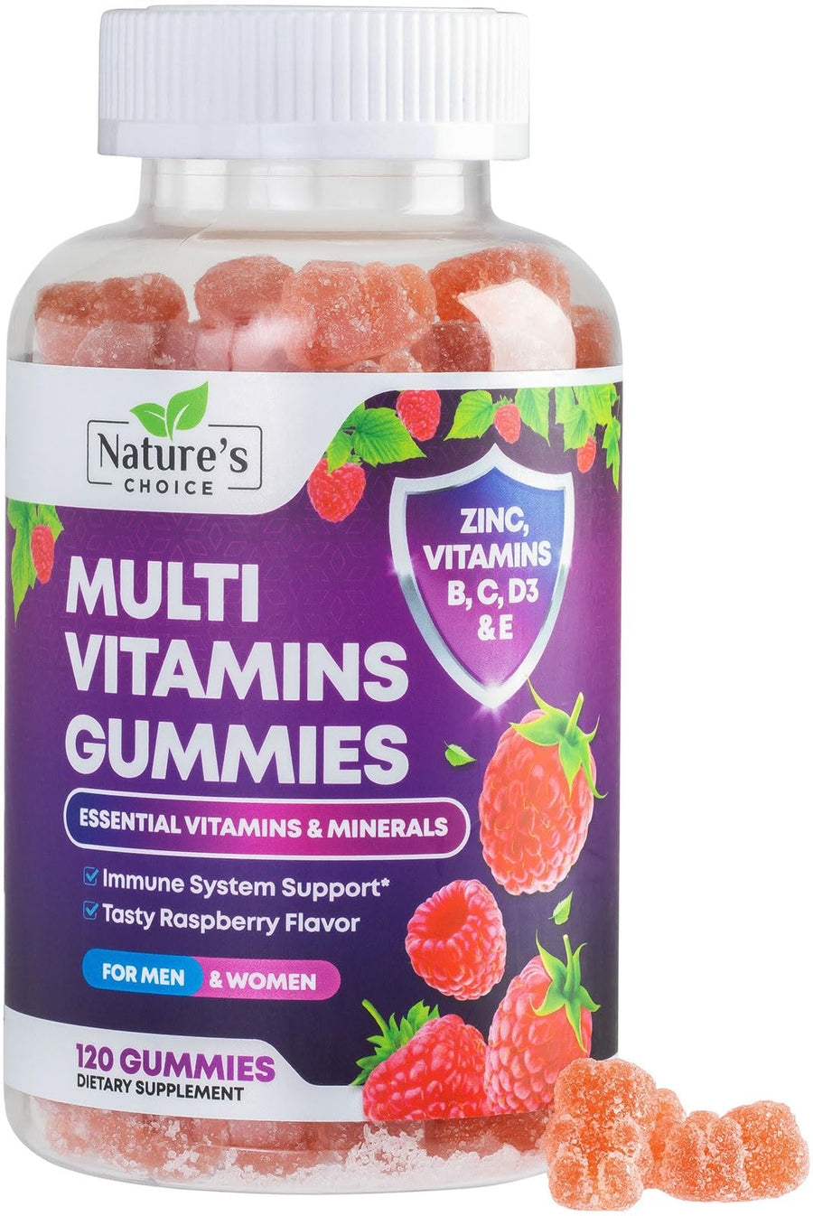Nature's Choice Multivitamin Gummies For Adults, Vegetarian, 120 Count