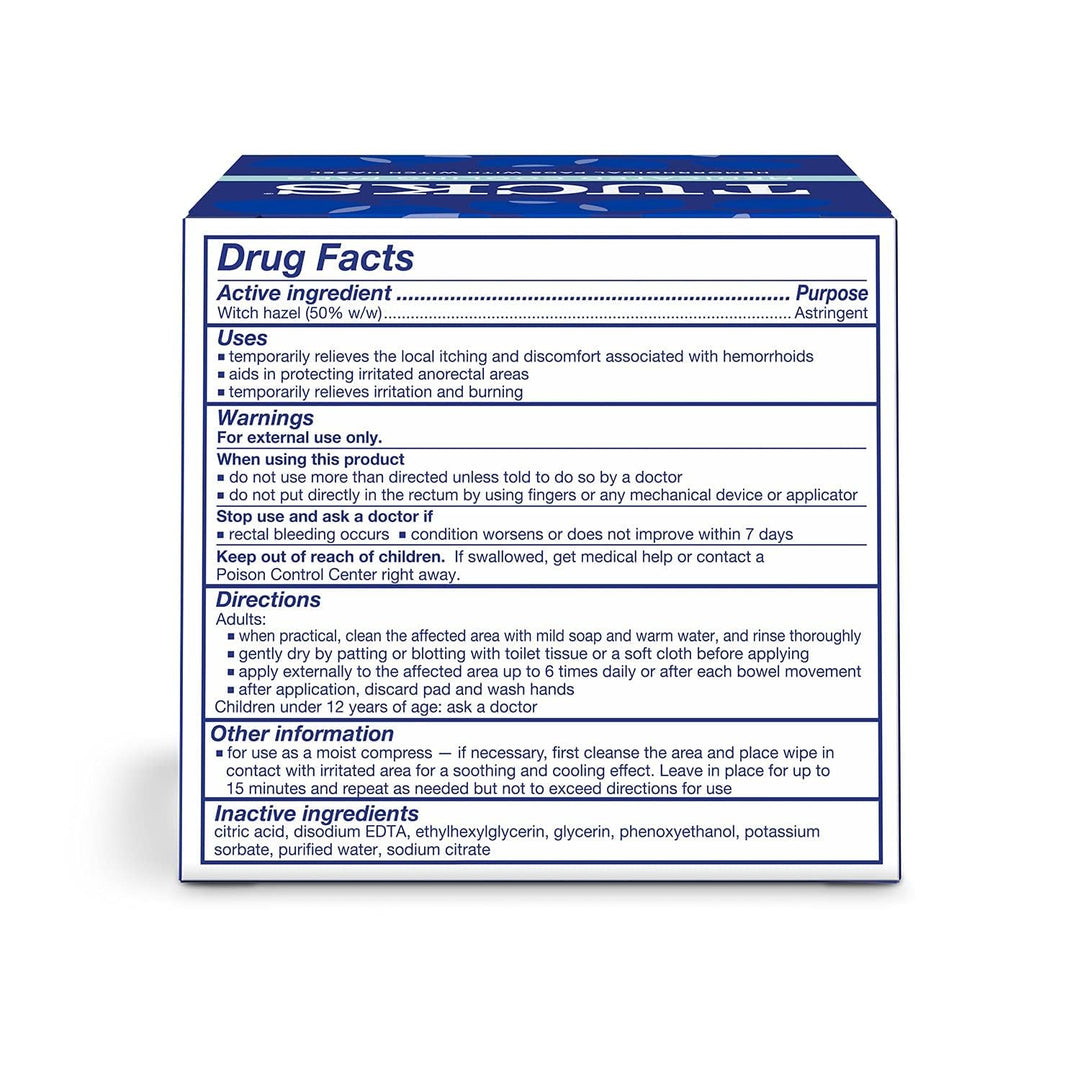 TUCKS Medicated Cooling Pads, 100 Count