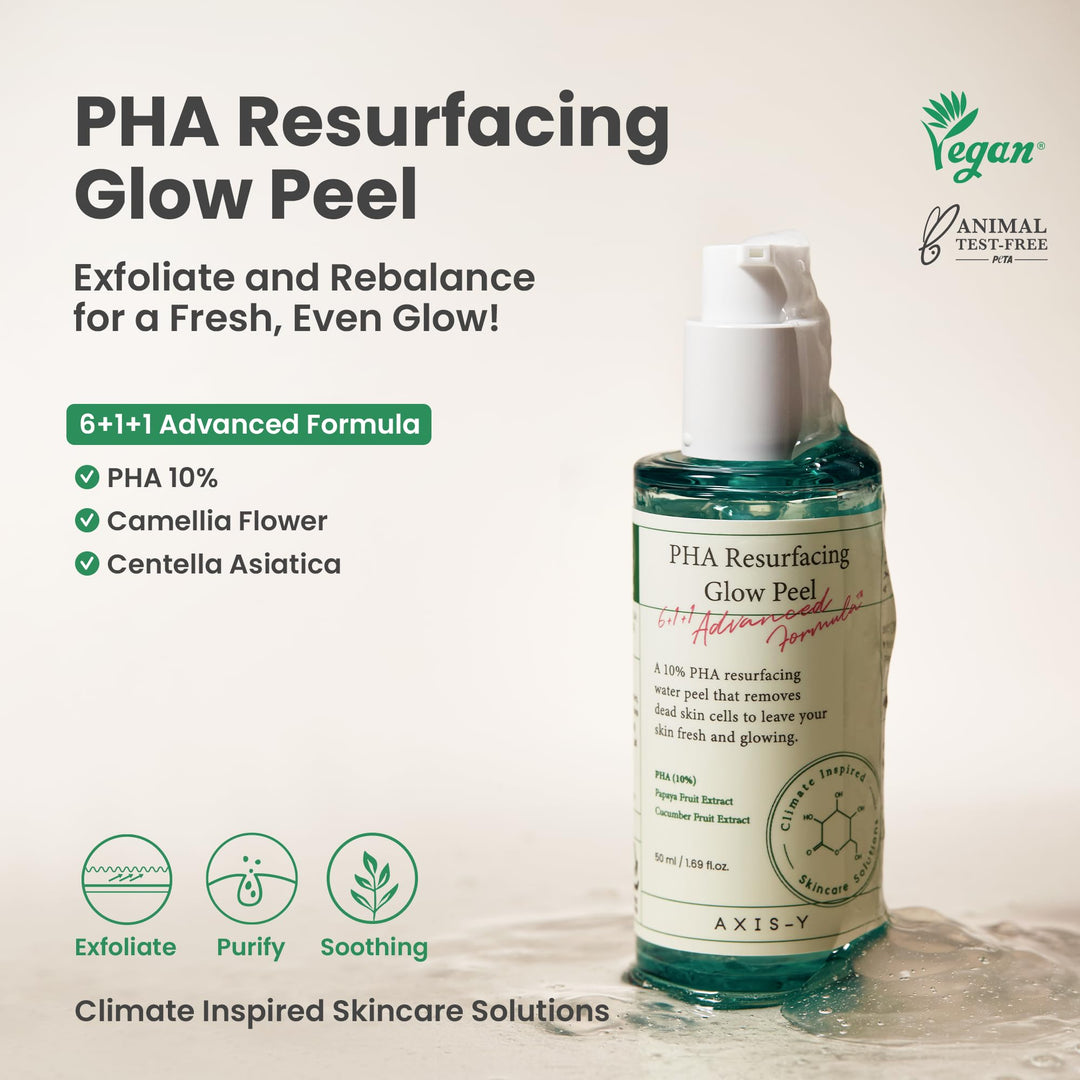 AXIS-Y PHA Resurfacing Glow Peel, 1.69 fl oz