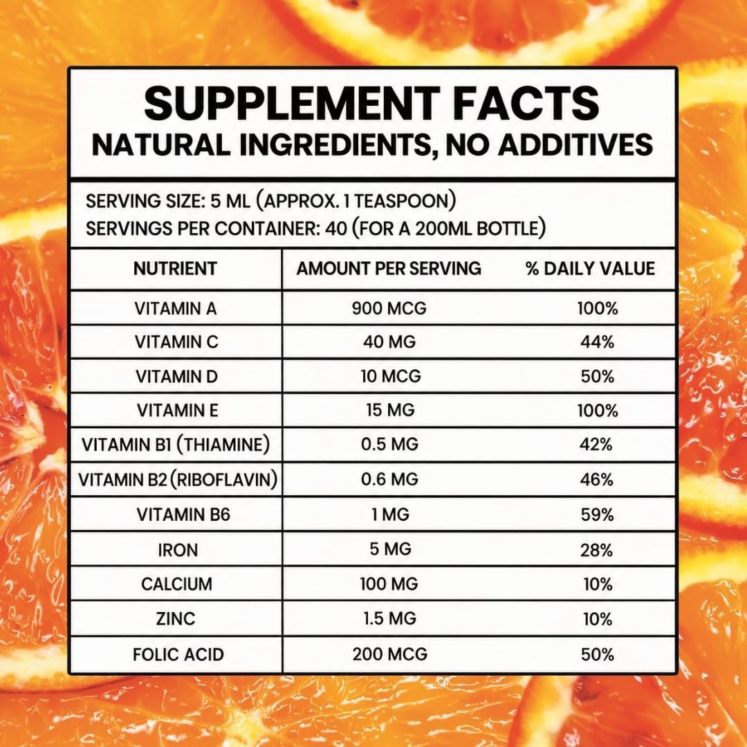 HealthBest Kidbest Multivitamin Syrup, 200 ml