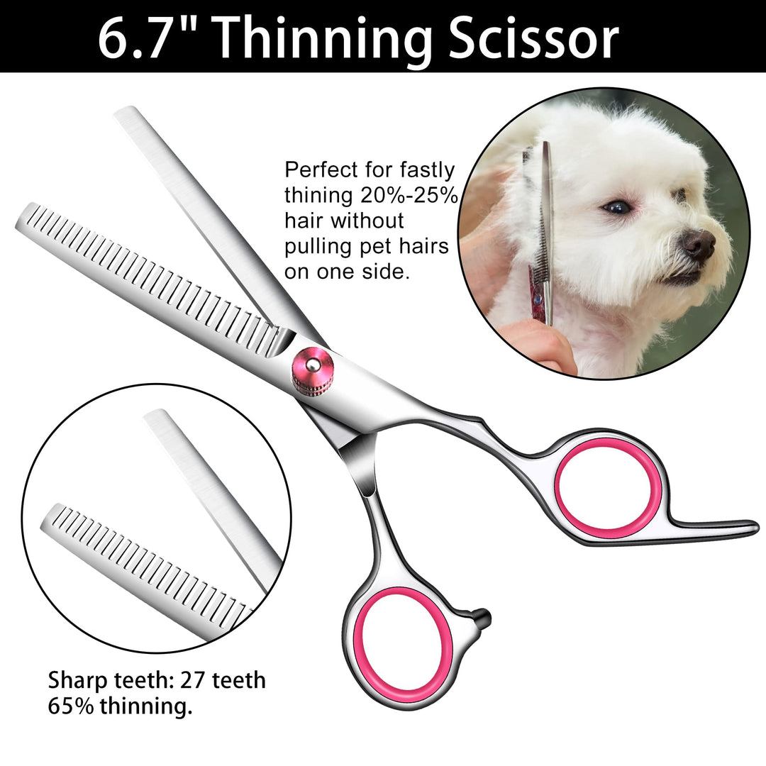 wikdey Dog Grooming Scissors Kit