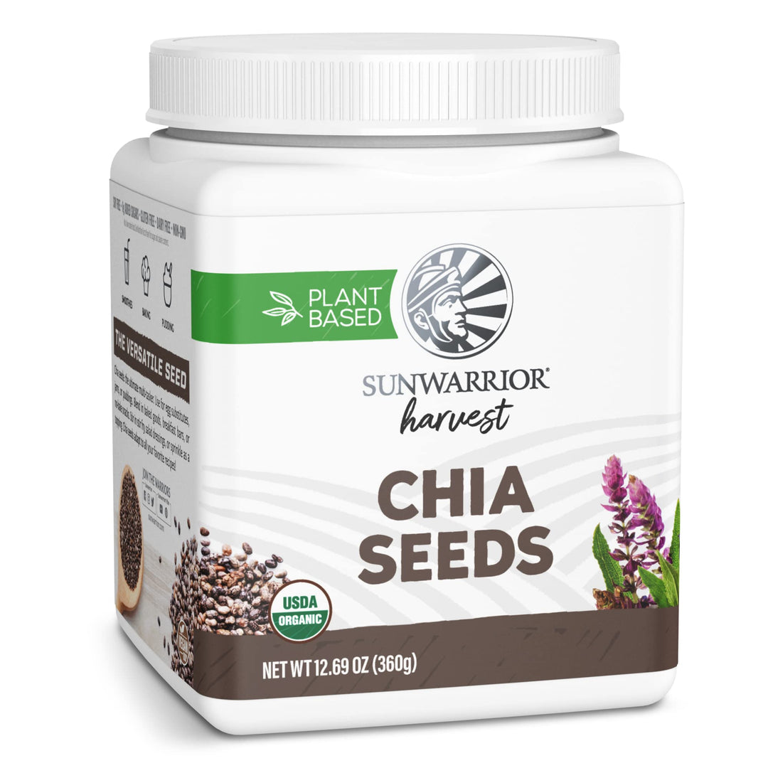Sunwarrior Organic Chia Seeds, Unflavored, 360 g