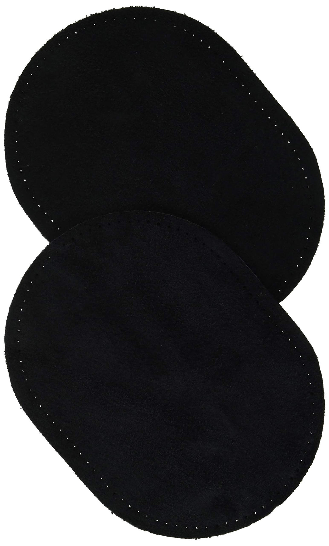 Dritz Suede Cowhide Elbow Patches, Black, 2 Count