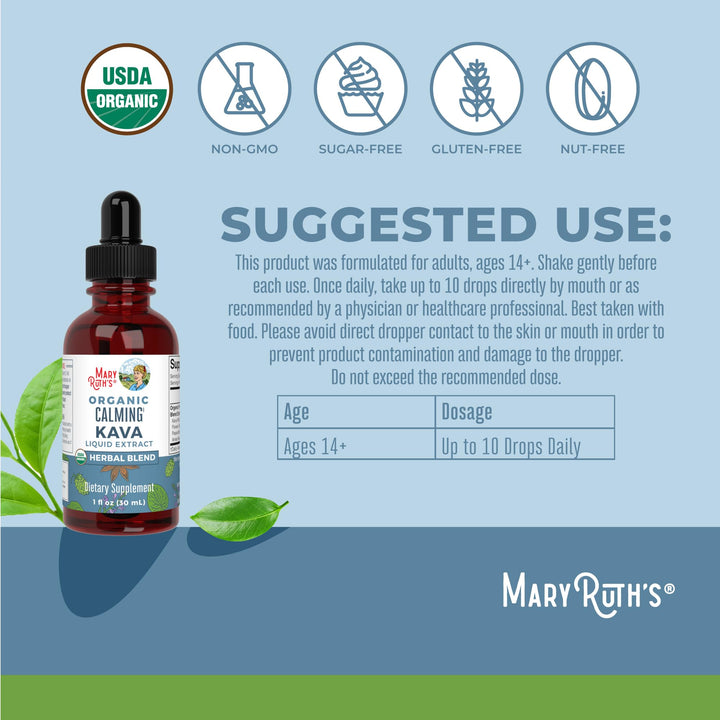MARYRUTH'S Herbal Supplement Drop, 30 Servings