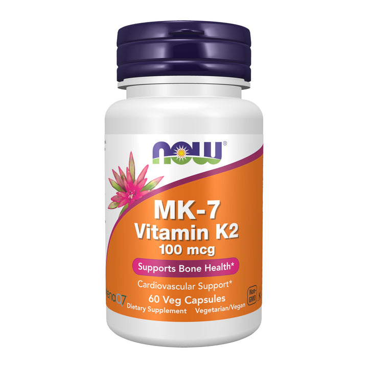 NOW MK-7 Vitamin K-2 100 mcg, 60 Count