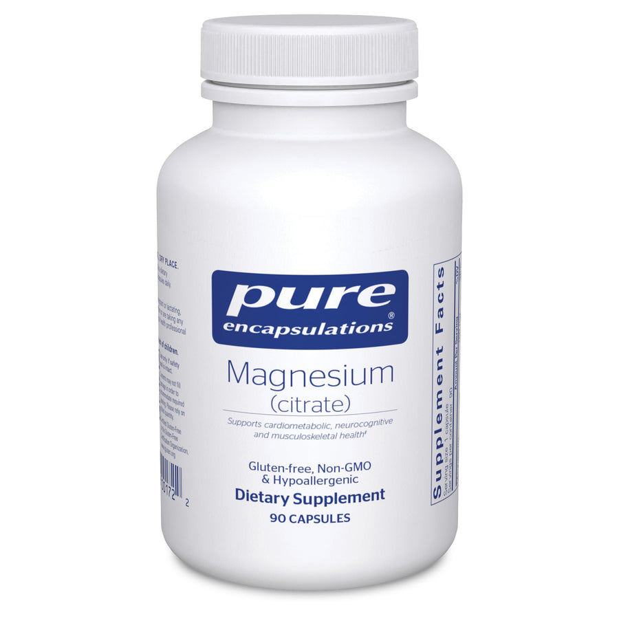 Pure Encapsulations Magnesium Citrate, 90 Count