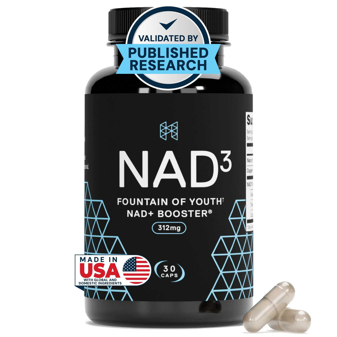 HPN NAD+ Booster Nicotinamide Riboside Alternative NAD3, 30 Count