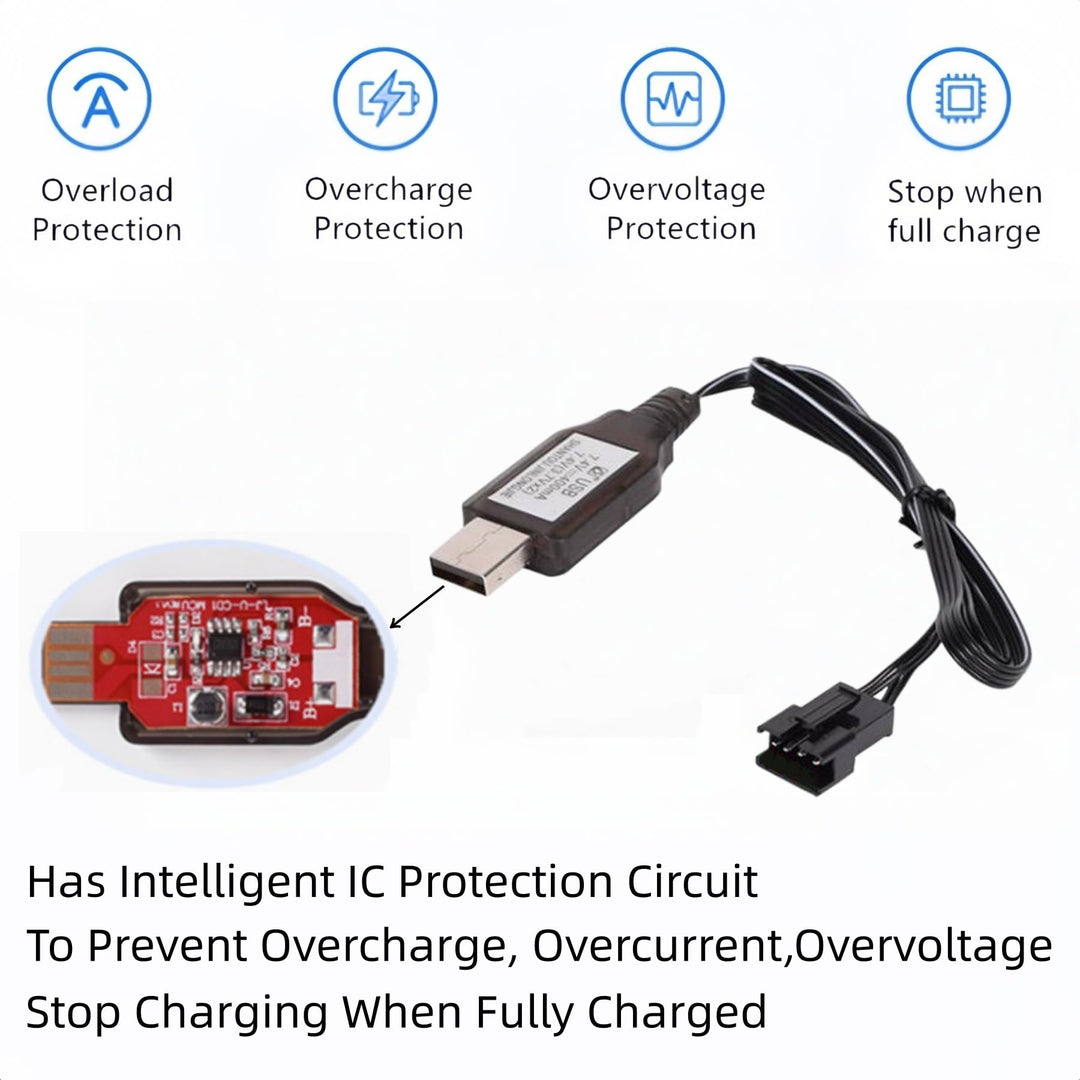 Cecicebb SM-4P USB Charger, 2 Count