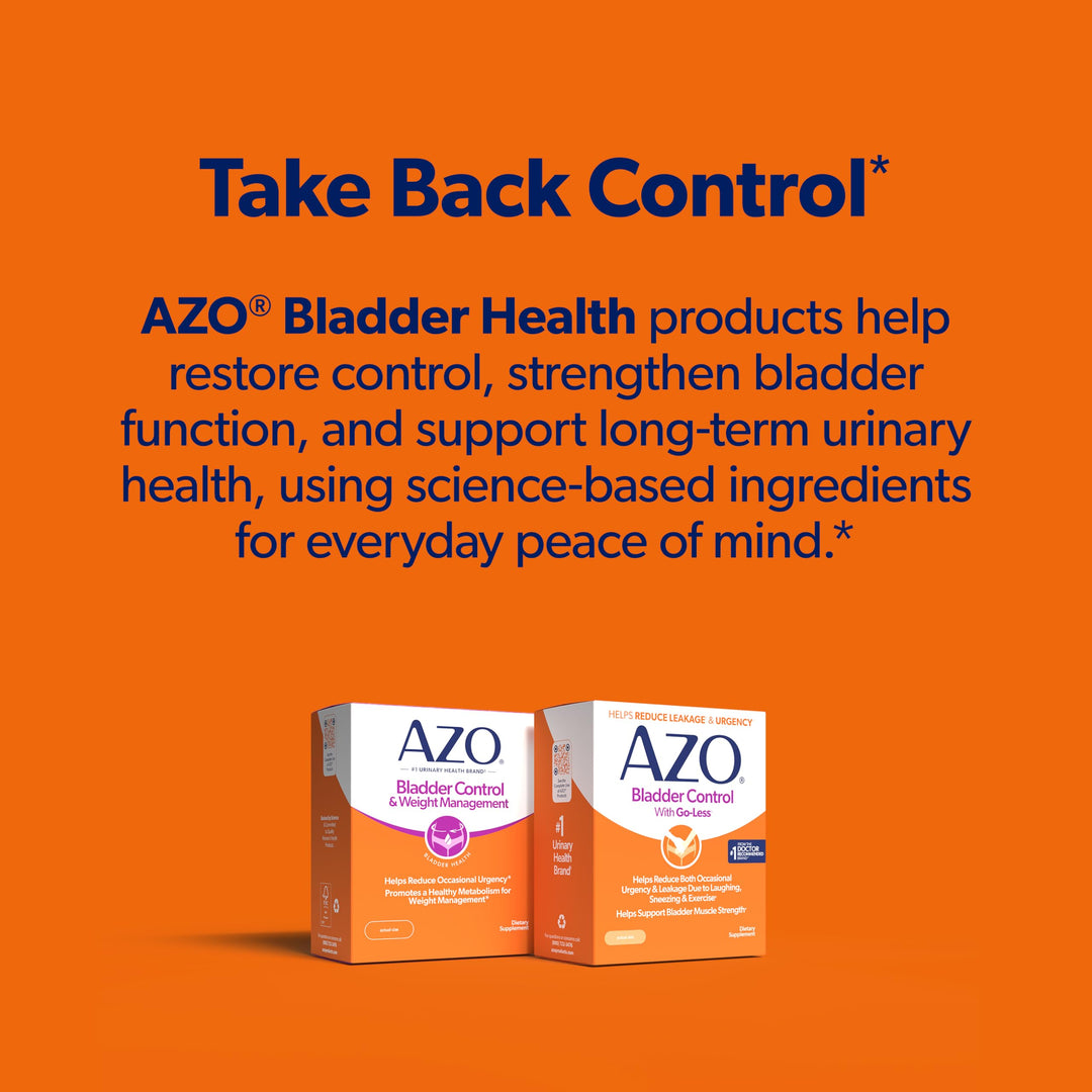 AZO Bladder Control With Go-Less, 72 Count
