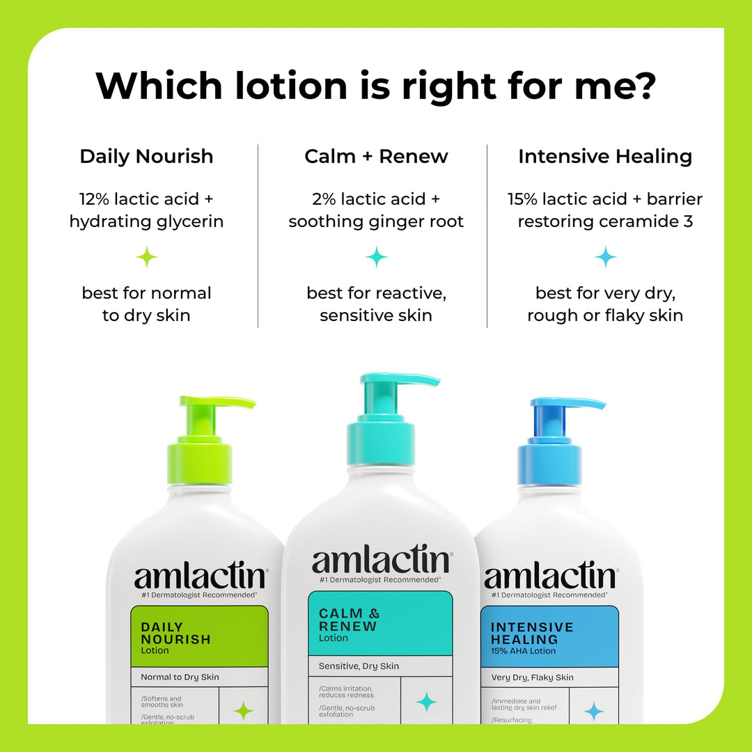 AmLactin Daily Moisturizing Body Lotion, 12% Lactic Acid, 14.1 oz