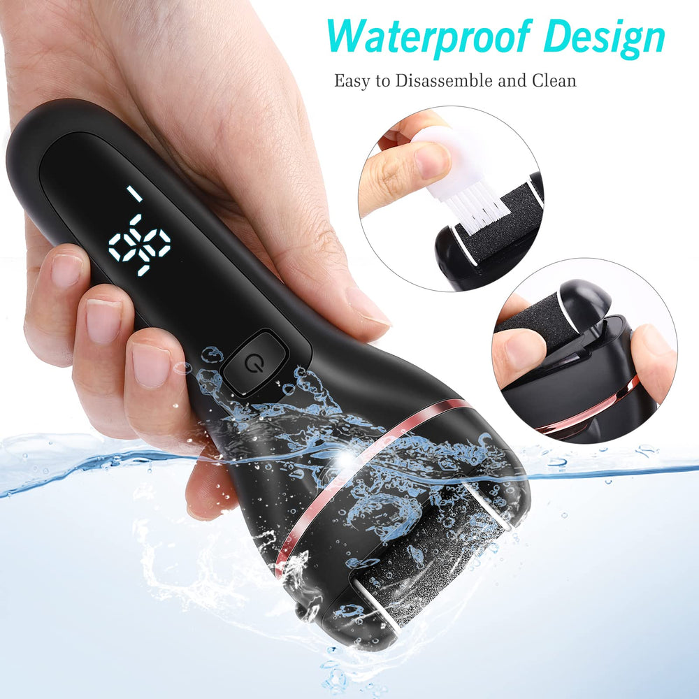 DONGYIN Electric Foot File, Rechargeable, 3 Count