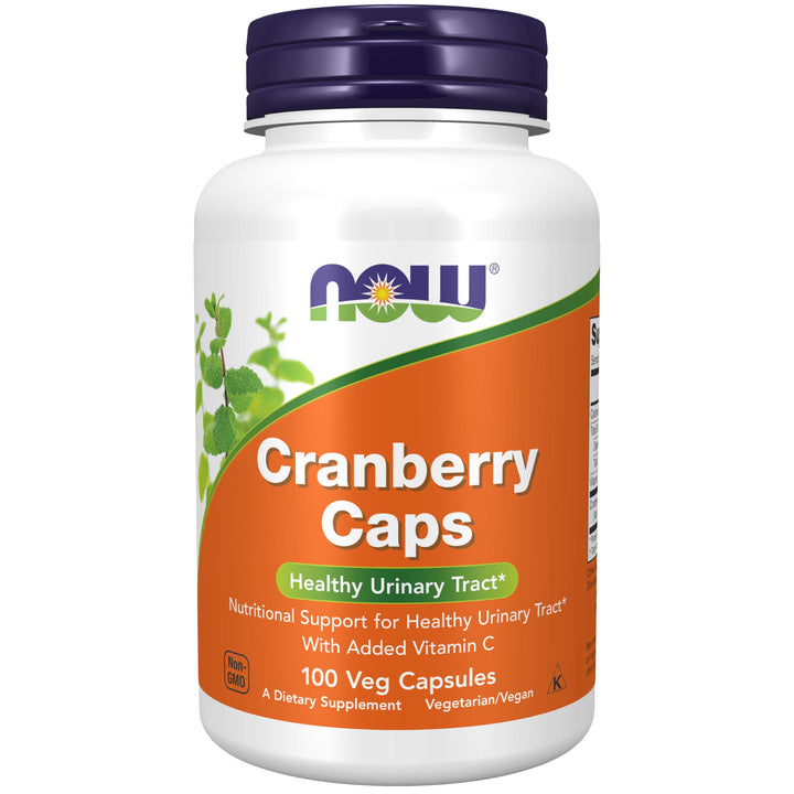 NOW Cranberry Caps With Vitamin C, 100 Count