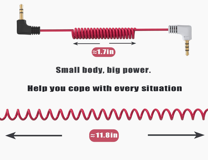Ancable TRS to TRRS Cable, 3.5mm Male to Male Right Angle, 1 Count