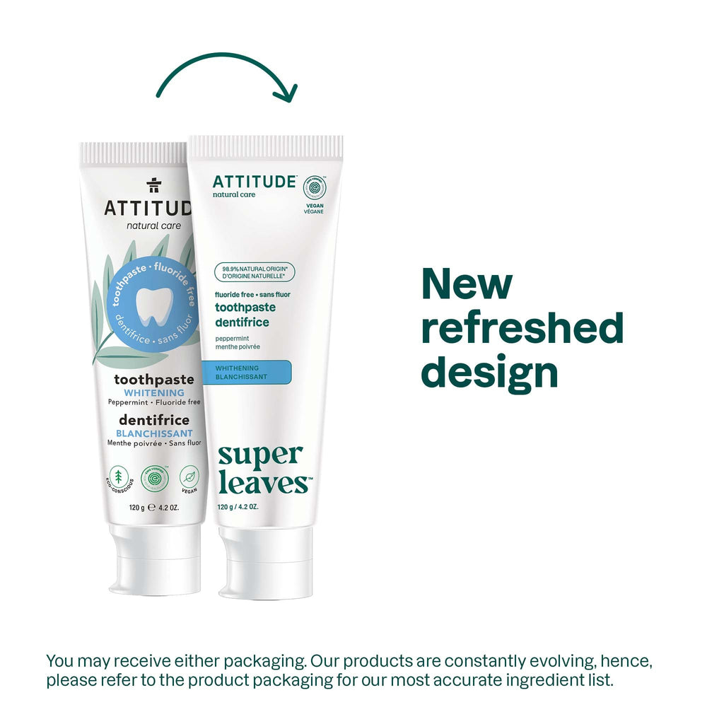 Attitude Hydroxyapatite Toothpaste, Whitening, 4.2 oz