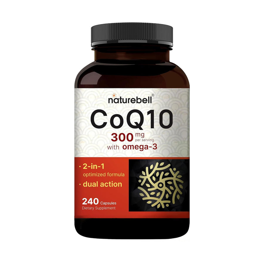 NatureBell CoQ10 Ubiquinone, 300 mg, 240 Count