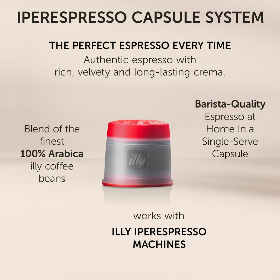 illy iper Coffee Capsule, Dark Roast, 18 Count
