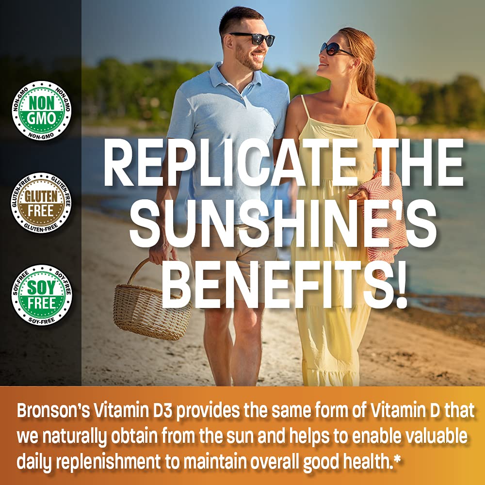 Bronson Vitamin D3 10000 IU, 250 mcg, 360 Count